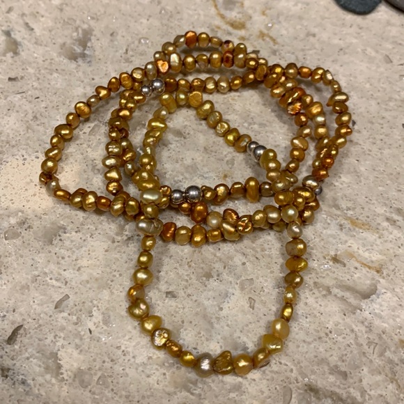 Silpada Jewelry Silpada Stretch Bracelets B369 Copper Pearls And